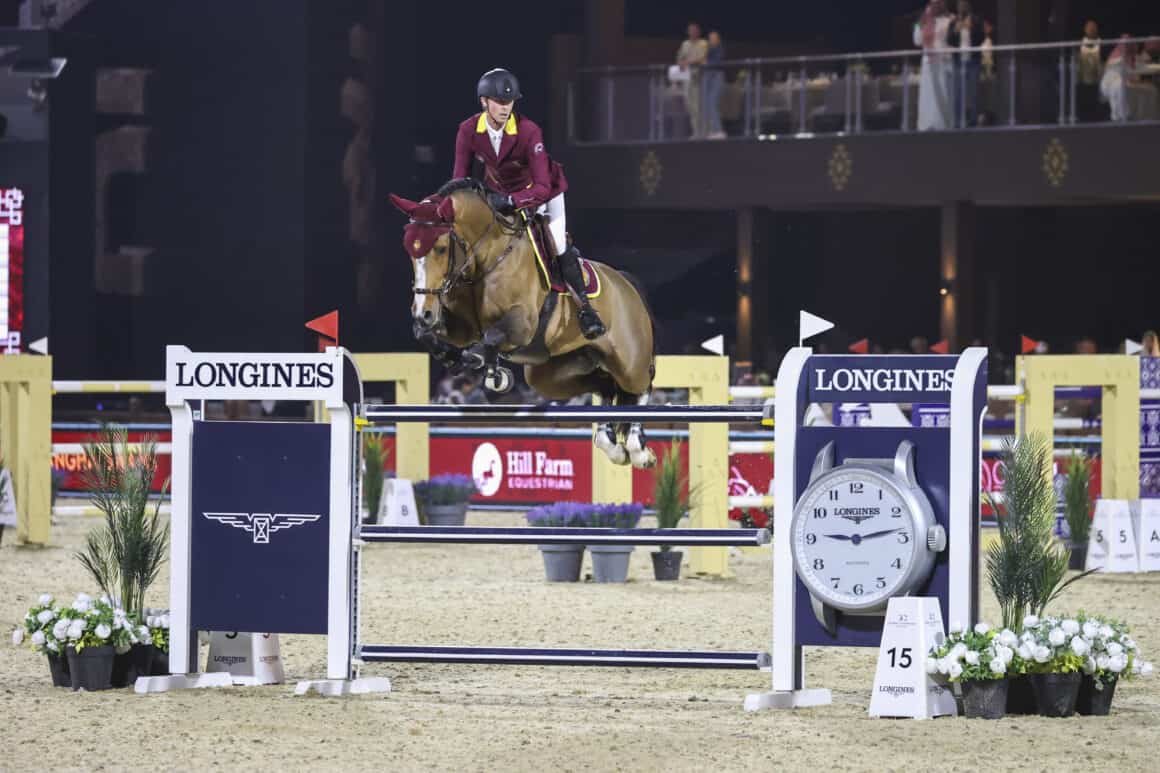 Ben Maher (GBR), Christian Ahlmann (GER) und Daniel Deusser (GER) führten die Shanghai Swans ins Finale des GCL Super Cups. © GCL