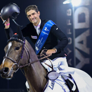 Die Wege der Global Champions Tour Super Grand Prix Sieger Victor Bettendorf (LUX) und Foxy de la Roque trennen sich. © GCT