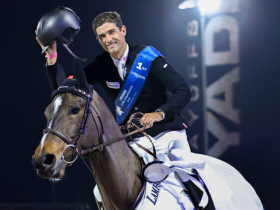 Die Wege der Global Champions Tour Super Grand Prix Sieger Victor Bettendorf (LUX) und Foxy de la Roque trennen sich. © GCT