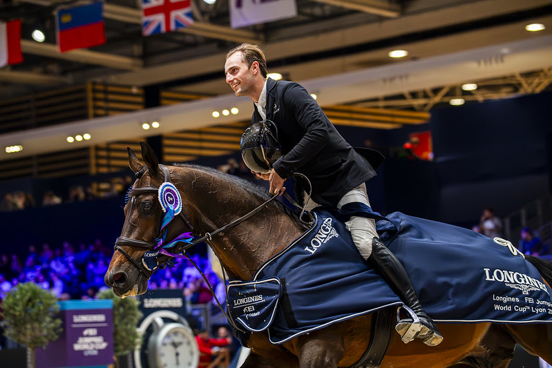 Richard Vogel (GER) und United Touch B springen im Weltcup von Lyon zum Sieg! © FEI | Lukasz Kowalski