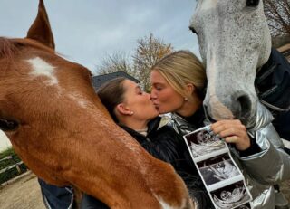 Baby News bei Dressurreiterin Cathrine Dufour (DEN) und ihrer Frau Rasmine Laudrup. © IG: Cathrine Dufour