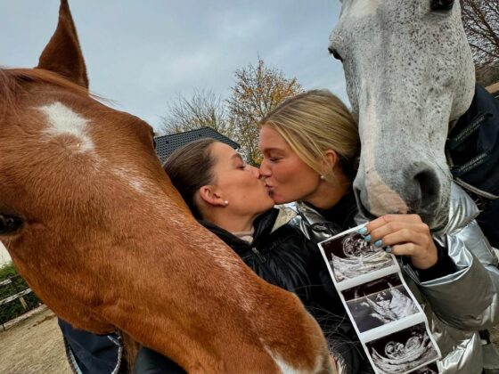 Baby News bei Dressurreiterin Cathrine Dufour (DEN) und ihrer Frau Rasmine Laudrup. © IG: Cathrine Dufour