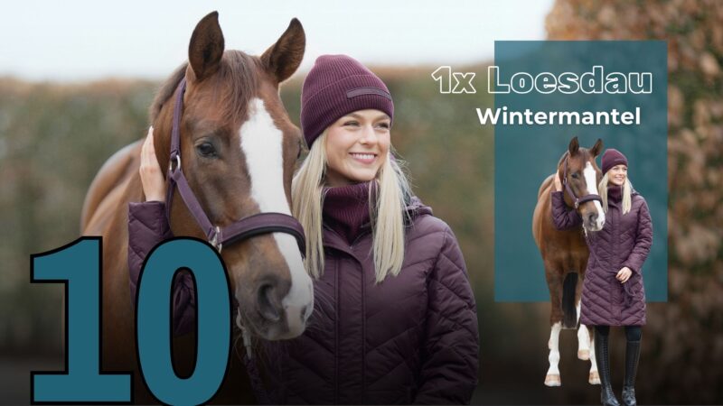 Am 10. Dezember verlosen EQWO.net und Loesdau einen Cheval de Luxe Wintermantel! © EQWO.net