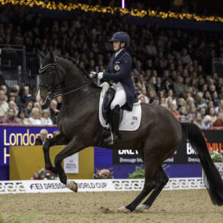 Diana Porsche dirigierte ihren Dahoud in London zweimal zu neuer persönlicher Bestleistung! © Jon Stroud Media