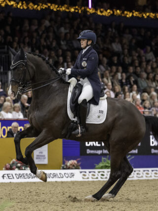 Diana Porsche dirigierte ihren Dahoud in London zweimal zu neuer persönlicher Bestleistung! © Jon Stroud Media