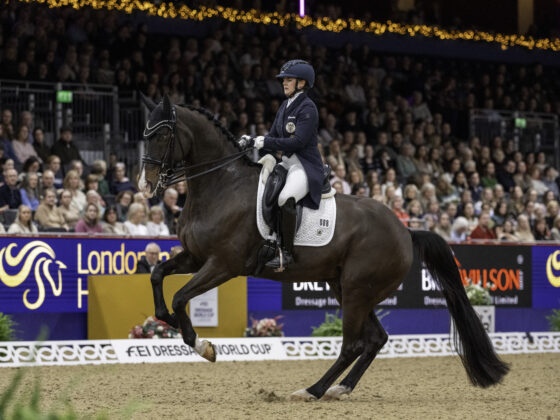 Diana Porsche dirigierte ihren Dahoud in London zweimal zu neuer persönlicher Bestleistung! © Jon Stroud Media