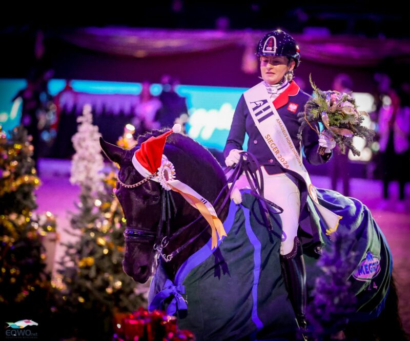 Sandra Sysojeva (POL) und Olympia-Shootingstar Maxima Bella dominierten die Fünf-Sterne-Tour in Salzburg. © EQWO.net | Petra Kerschbaum