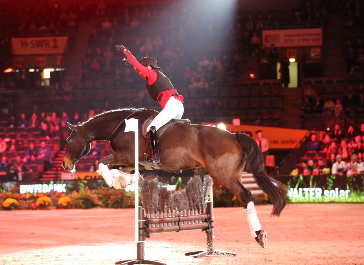 Lisa Röckener war beim German Masters in Stuttgart ein Show-Highlight.© in.Stuttgart/Markus Bechert