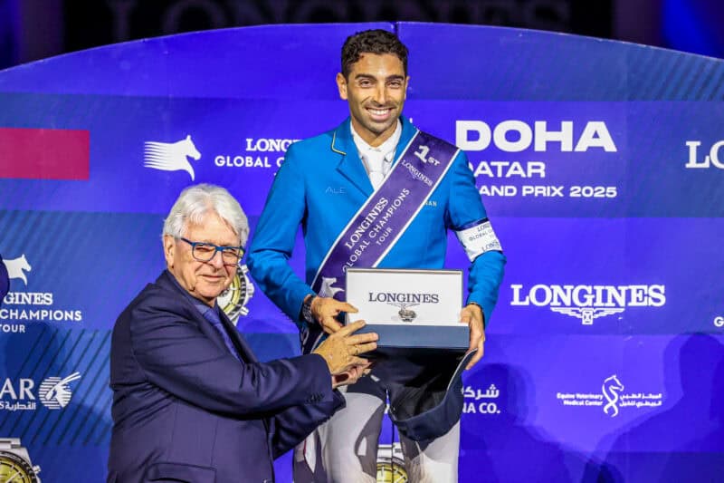 Abdel Saïd (BEL) und seine Ausnahmestute Bonne Amie siegten im Global Champions Tour-Grand Prix von Doha. © LGCT