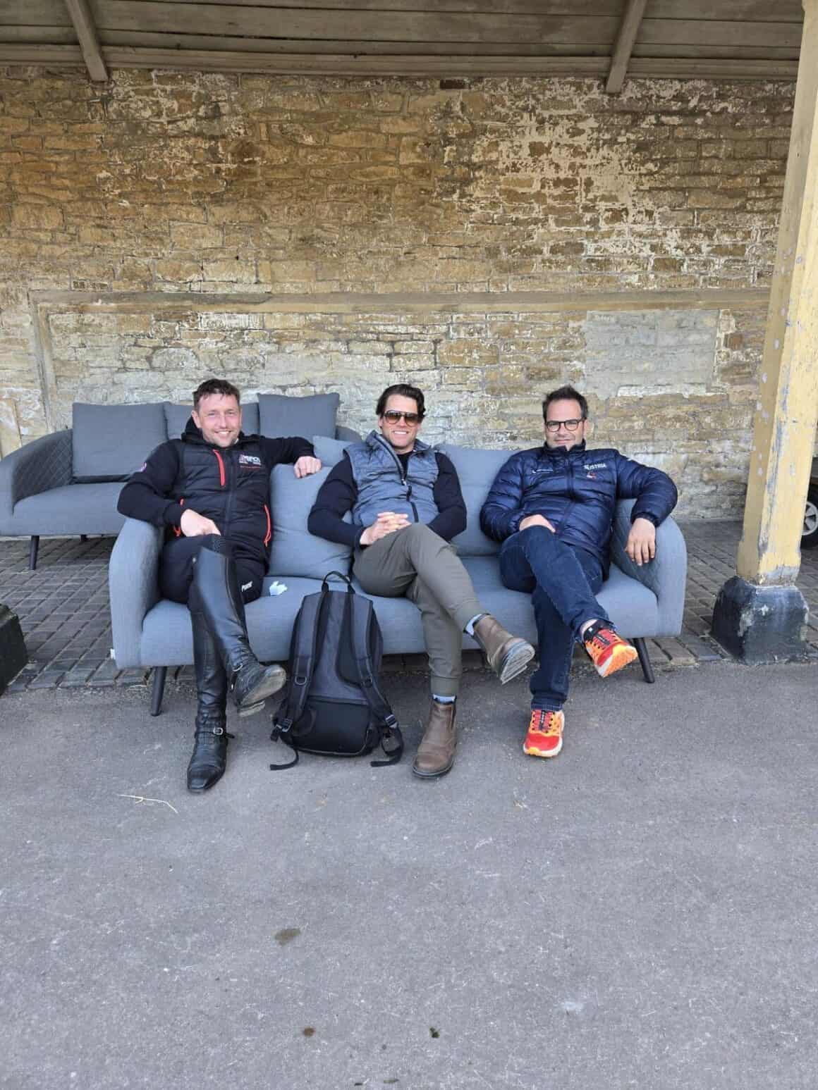 Bundesreferent Thomas Tesch war zur Unterstützung von Harald Ambros in Badminton vor Ort. © privat