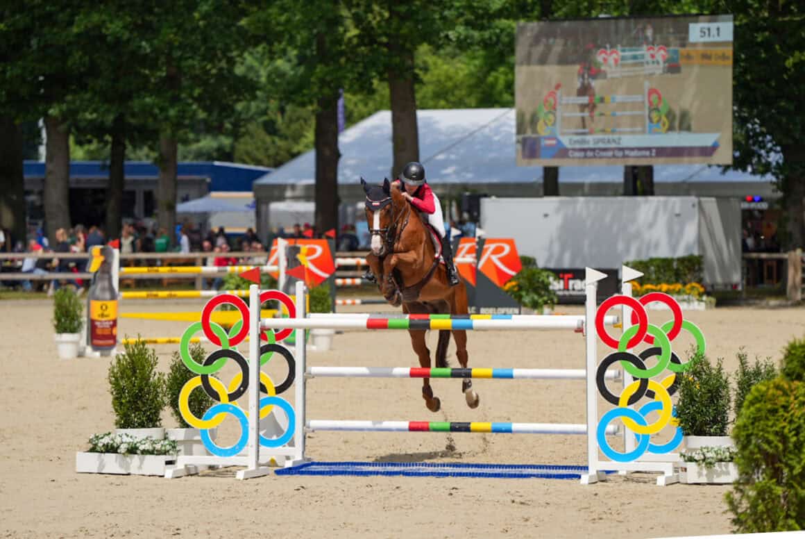 Null! Emelie Spranz (NÖ) bleibt in Riesenbeck im ersten YR-Bewerb fehlerfrei. © Julia Fiona Haidvogel Photography