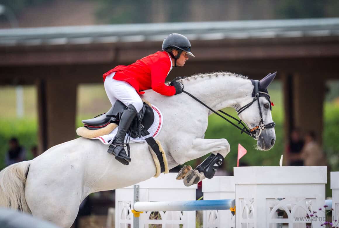 Markus Saurugg (ST) & Crunchy Nut, Europameisterschaft 2025 A Coruña © Arnd Bronkhorst