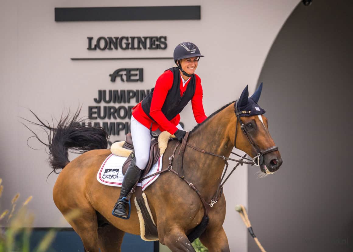 Katharina Rhomberg (V) und Cuma, Europameisterschaft A Coruna 2025 © Arnd Bronkhorst