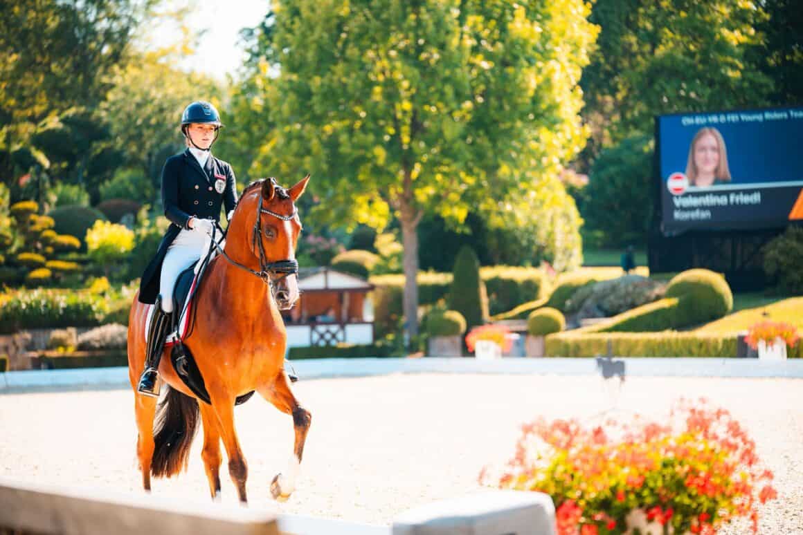 Valentina Friedl (ST) und Korefan schafften es als zweites österreichisches Duo ins EM-Finale. © Helene Iljazovic