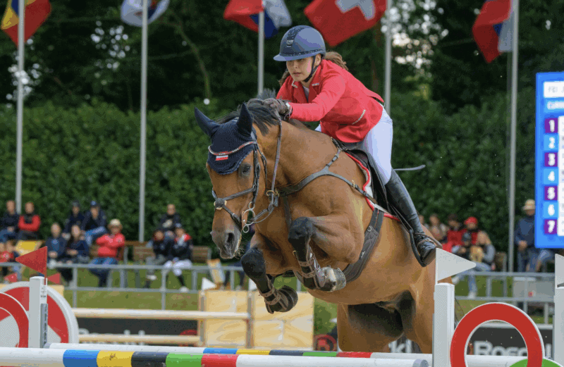 Anna Plautz (K) gelang bei der EM in Riesenbeck ein Spitzenauftakt! © FB: OEPS | Agentur Equitaris