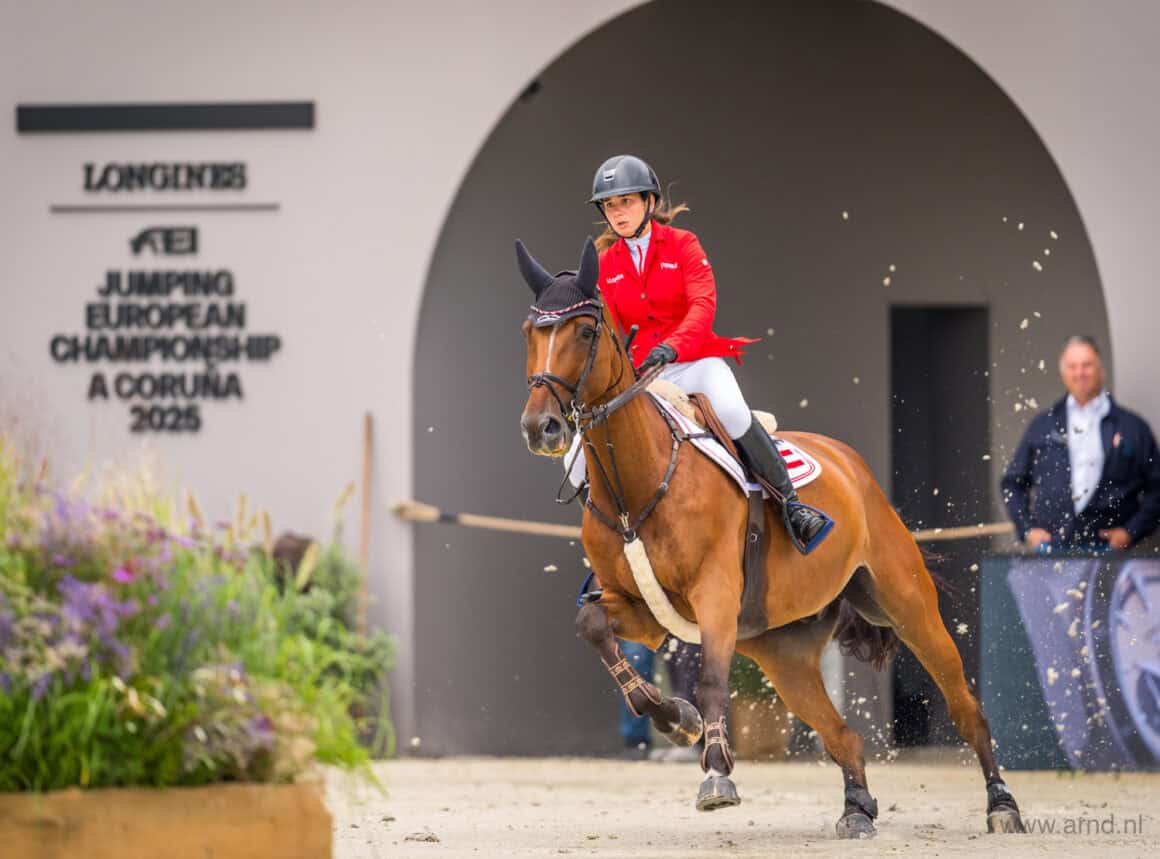 Alessandra Reich (OÖ) nd Oeli R, Europameisterschaft A Coruna 2025 © Arnd Bronkhorst