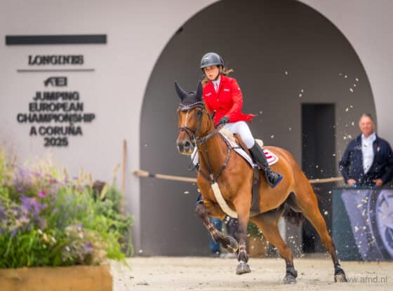 Alessandra Reich (OÖ) nd Oeli R, Europameisterschaft A Coruna 2025 © Arnd Bronkhorst