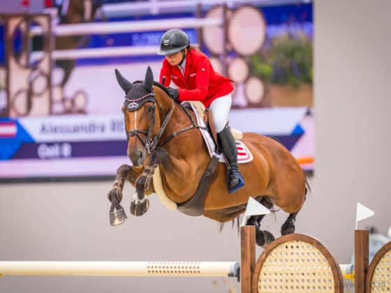 Alessandra Reich (OÖ) nd Oeli R, Europameisterschaft A Coruna 2025 © Arnd Bronkhorst
