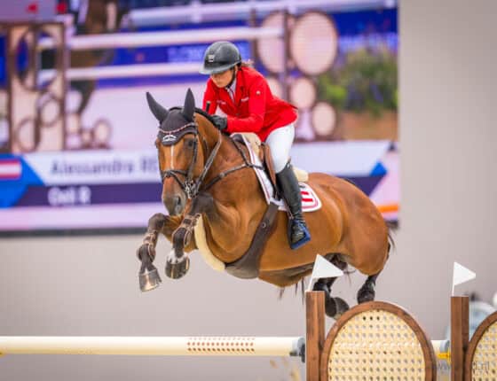 Alessandra Reich (OÖ) nd Oeli R, Europameisterschaft A Coruna 2025 © Arnd Bronkhorst