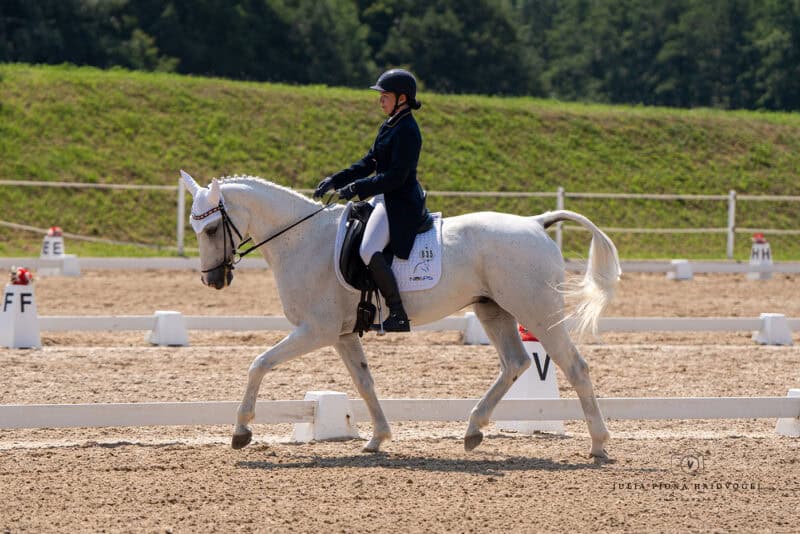 Leonie Sagner (NÖ) und Space Jet starten mit 36,8 Minuspunkten aus der Dressur in den Geländeteil. © Julia Fiona Haidvogel Photography