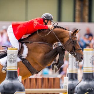 Richard Vogel (GER) & United Touch B, Europameisterschaft 2025 A Coruña © Arnd Bronkhorst