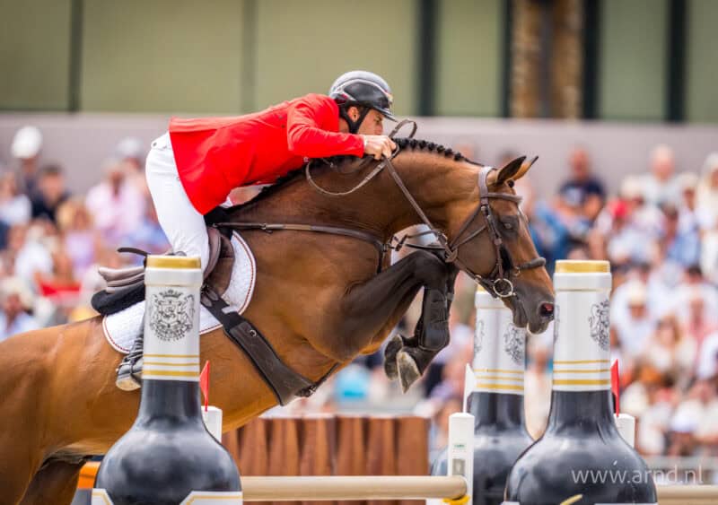 Richard Vogel (GER) & United Touch B, Europameisterschaft 2025 A Coruña © Arnd Bronkhorst