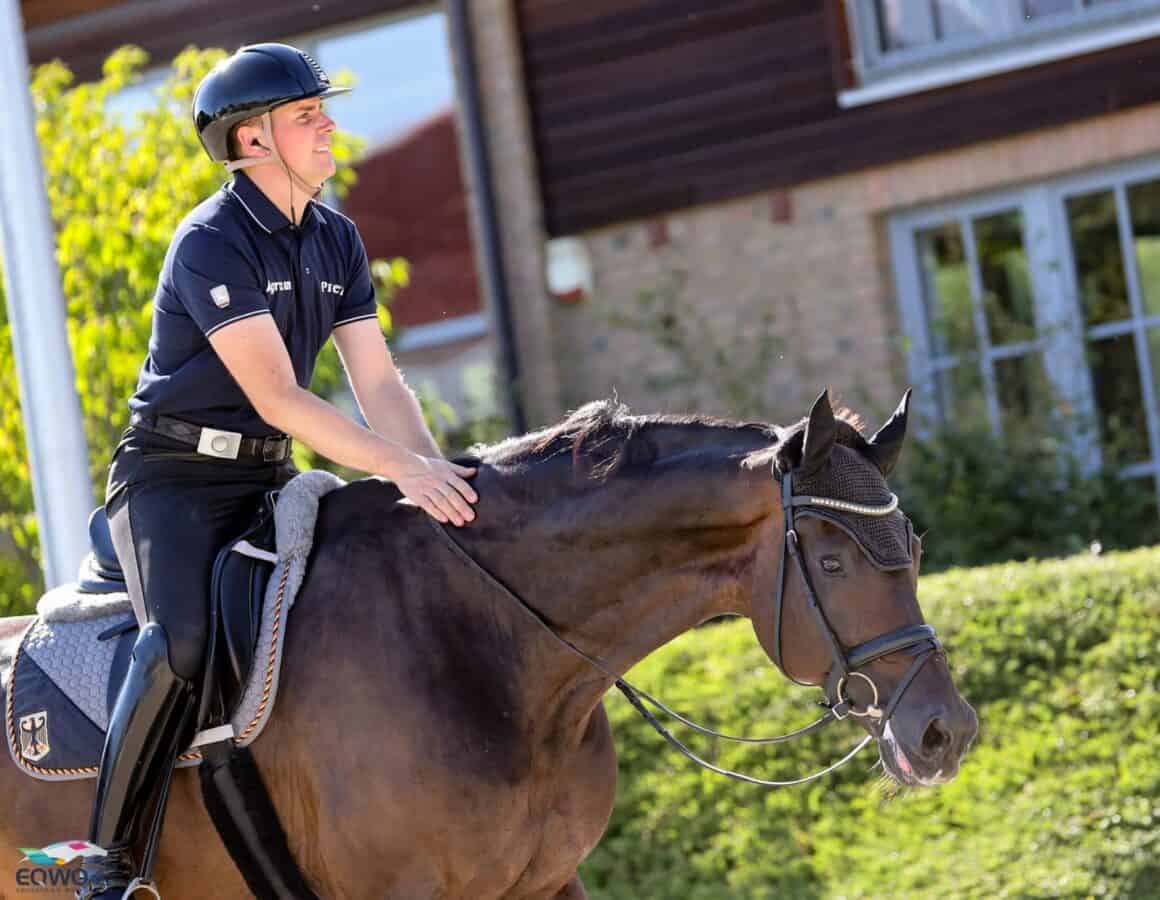 Frederic Wandres (GER) & Bluetooth OLD, EM Crozet 2025 © EQWO.net