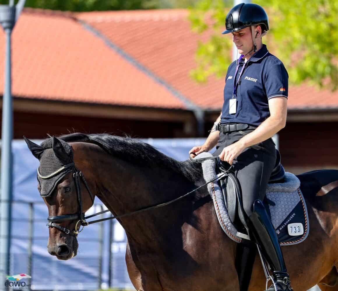 Frederic Wandres (GER) & Bluetooth OLD, EM Crozet 2025 © EQWO.net