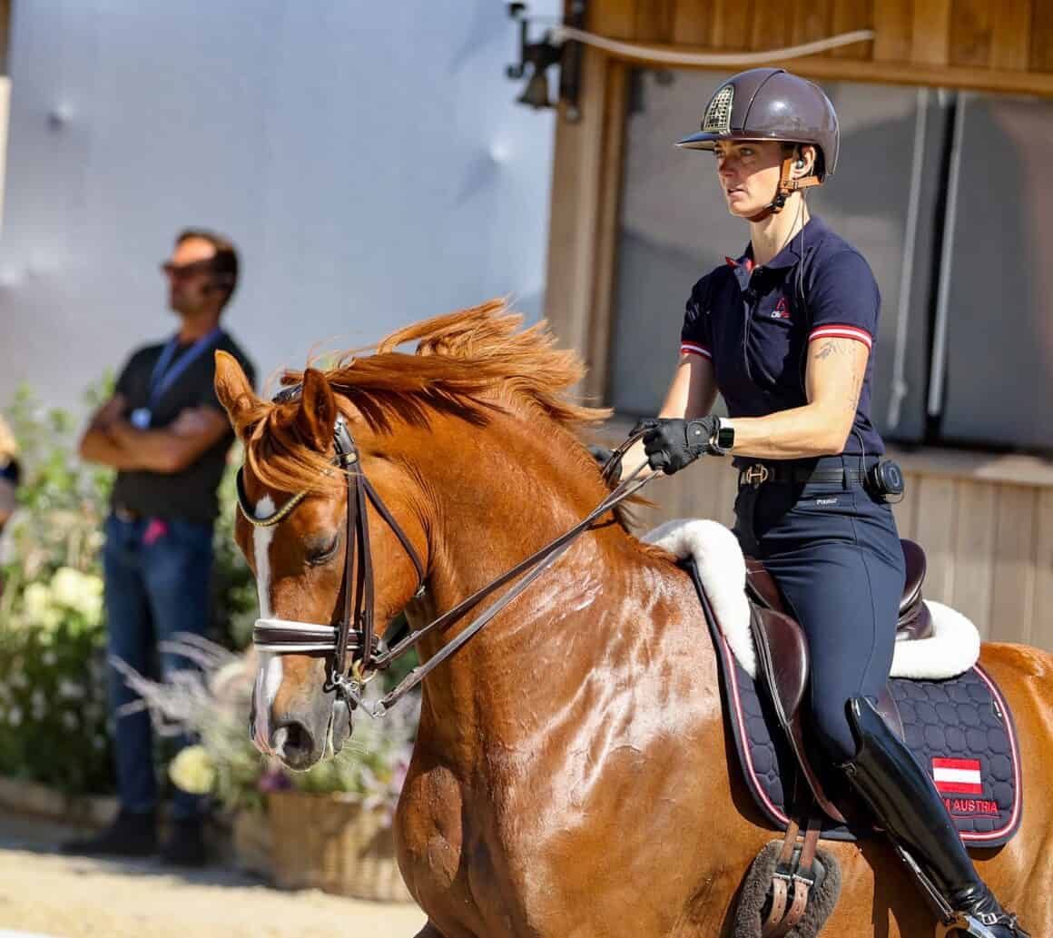 Bettina Kendlbacher (ST) & Broadmoar's Don Alfredo AWÖ, EM Crozet 2025 © EQWO.net