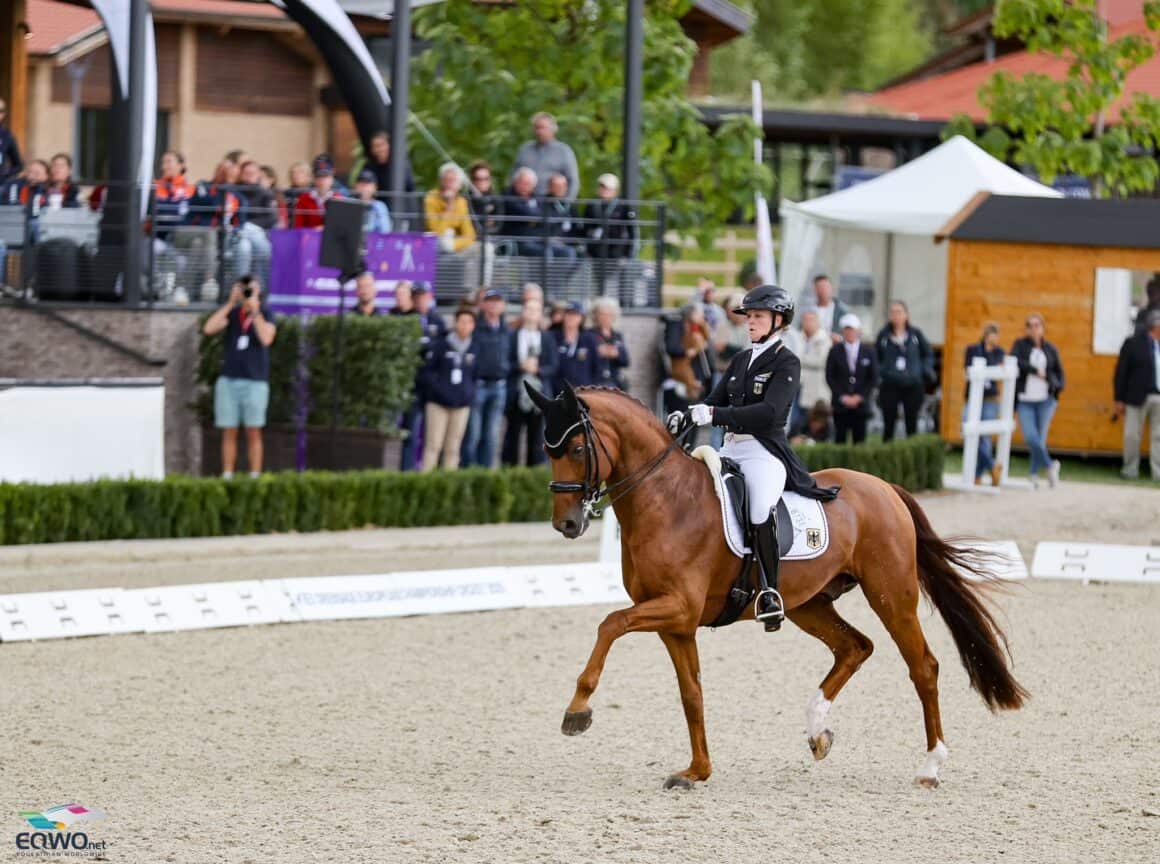 Katharina Hemmer (GER) und Denoix FRH zeigten in Crozet ihre bisher beste Leistung! © EQWO.net