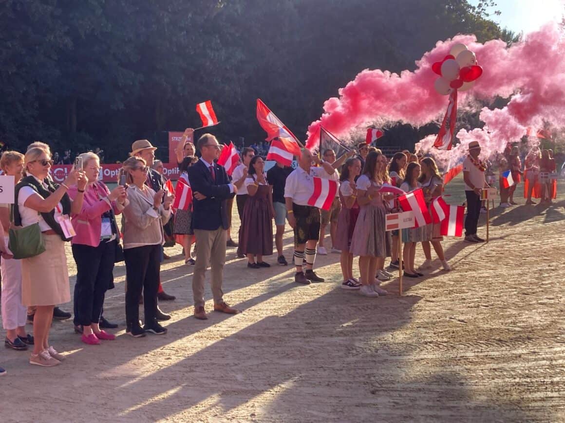 Gestern wurden die Nachwuchs-Europameisterschaften in Strzegom feierlich eröffnet. © privat