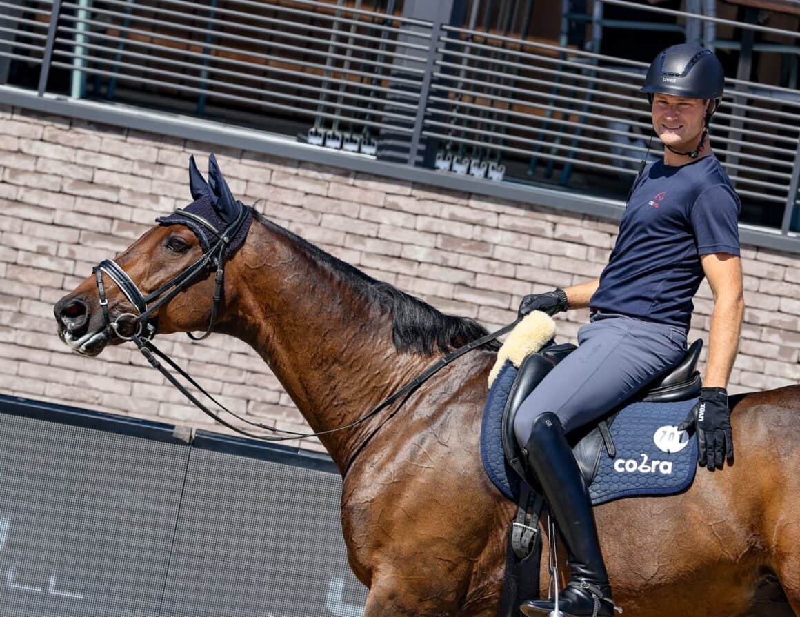 Florian Bacher (ST) & Fidertraum OLD, EM Crozet 2025 © EQWO.net