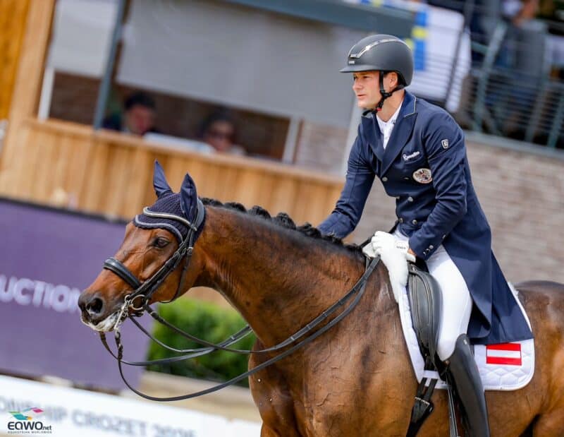 Crozet: Bitteres EM-Aus für Florian Bacher und das österreichische Team. © EQWO.net