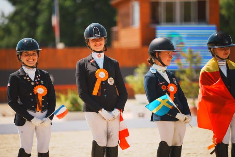 Hannah-Katharina Dearing-Schumach (K) holt als Abschluss der diesjährigen Children-Europameisterschaften Rang sieben im Finale. © Helene Iljazovic