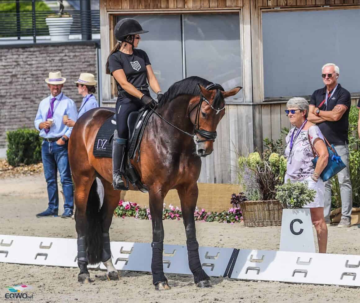 Cathrine Laudrup-Dufour (DEN) & Mount St John Freestyle, EM Crozet 2025 © EQWO.net