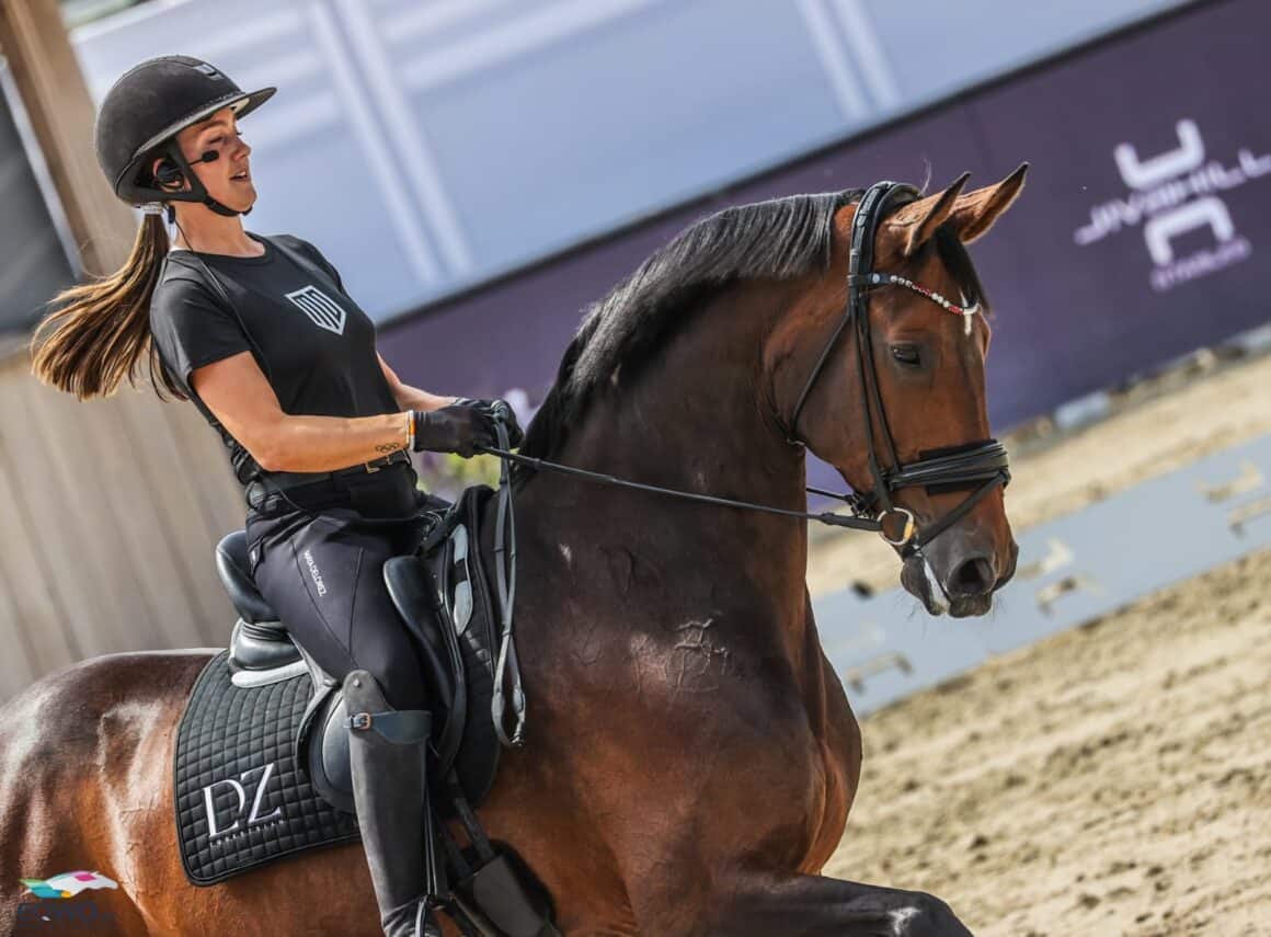 Cathrine Laudrup-Dufour (DEN) & Mount St John Freestyle, EM Crozet 2025 © EQWO.net