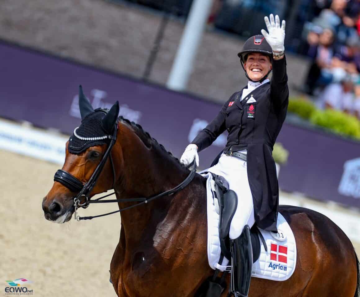 Gold-Favoritin: Cathrine Dufour und Mount St John Freestyle sind im morgigen Grand Prix Special die großen Favoritinnen auf Gold. © EQWO.net