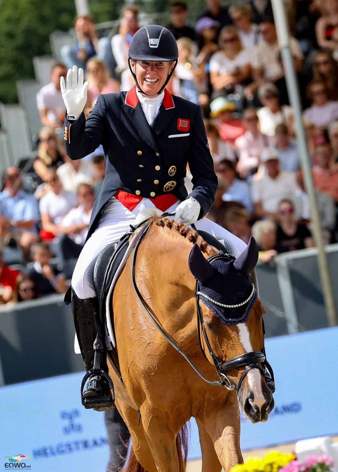 Bei den siebenjährigen Dressurpferden gab es mit der DWB-Stute Quinn G einen Favoritensieg. © EQWO.net | Petra Kerschbaum