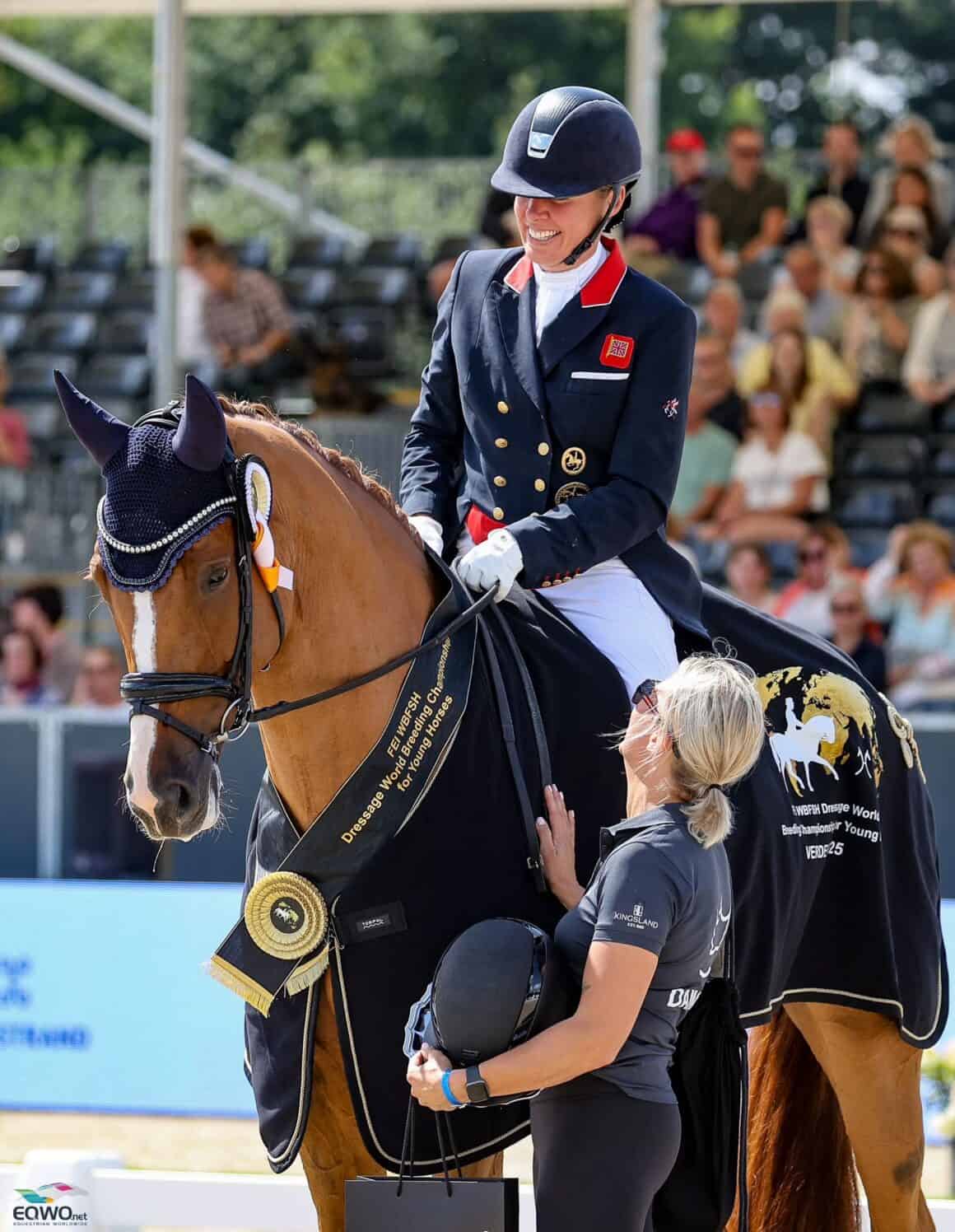 Bei den siebenjährigen Dressurpferden gab es mit der DWB-Stute Quinn G einen Favoritensieg. © EQWO.net | Petra Kerschbaum