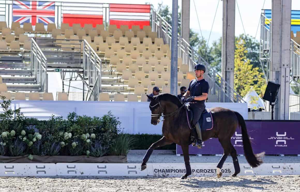 Stefan Lehfellner (OÖ) & Roberto Carlos MT, EM Crozet 2025 © EQWO.net