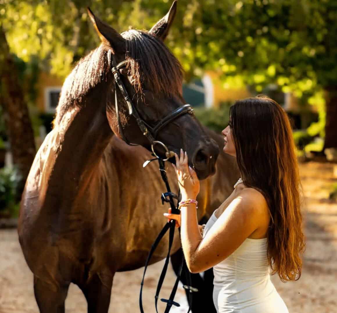 Fiona Würmer (OÖ) startete heuer ihre erste Zwei-Sterne-Prüfung. © privat