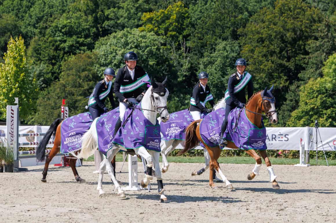 Das Team aus Deutschland siegte im Nationenpreis von Arville. © FEI | Libby Law Photography