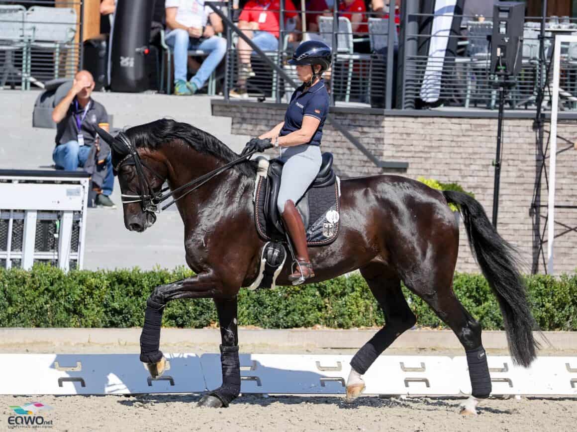 Isabell Werth (GER) und Wendy de Fontaine, EM Crozet 2025 © EQWO.net