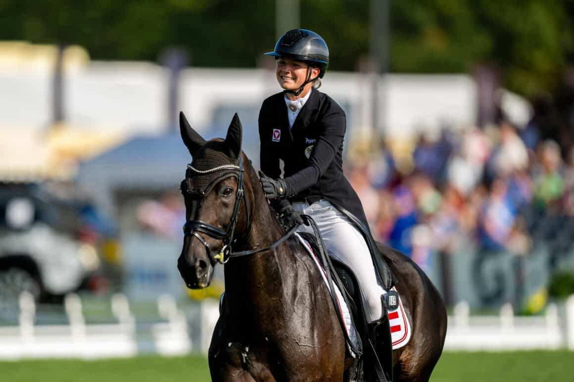 Blenheim: Den Grundstein für Platz fünf legte Lea Siegl (OÖ) in der Dressur. © FEI
