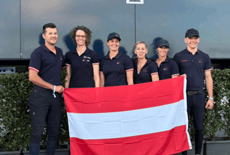 Neues Team! Österreich stellt beim EEF-Nationenpreis-Finale in Avenches ein frisches Quartett. © FB: OEPS