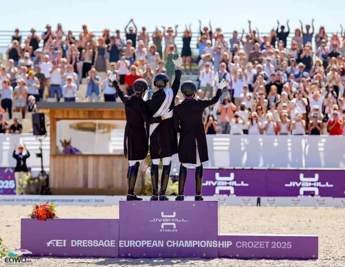 Justin Verboomen Isabell Werth Cathrine Dufour EM Crozet