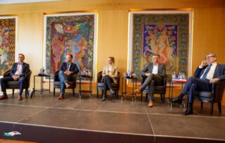 Auftakt-Pressekonferenz in Salzburg! Am 28.10. sprachen Wenzel Schmidt, Jessica von Bredow-Werndl oder Bürgermeister Auinger über das "Festspiel der Pferde". ©️ EQWO.net | Petra Kerschbaum