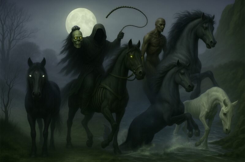 Zu Halloween stellen wir unsere Top 5 gruseligsten Pferde aus Mythen und Legenden. ©️ Chatgpt
