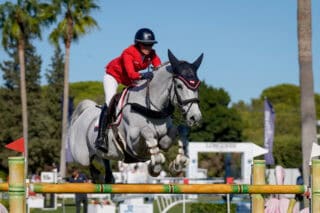Julia Kogelnig (K) ist 2025 zum vierten Mal im Nationenpreis-Einsatz und konnte zwei schöne Runde (8/4) zeigen. ©️ Moisés Basallote