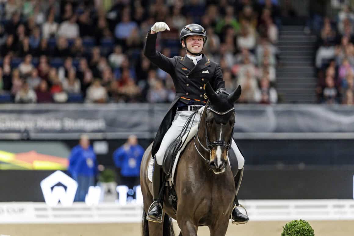 Raphael Netz (GER) Great Escape Camelot CDI-W Stuttgart © FEI | Stefan Lafrentz